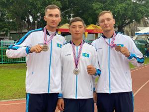 АЗИЯ чемпионатында  ерлер арасында командалық сайыста Абдуллин Ильфат, Жаңбырбай Дәулеткелді және Еременко Александр 2 орынға ие болып, 2024 жылғы Париж қаласында (Франция) өтетін Олимпиада ойындарына жолдама алды