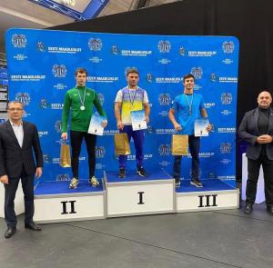 Грек-рим күресінен Таллин (Эстония) қаласында ересектер арасында ХХХІІІ Кришьян Полисалу мемориалындағы жеңіс.